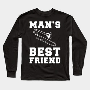 trombone Man's best friend tee tshirt Long Sleeve T-Shirt